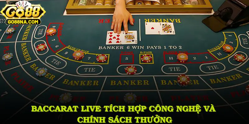 Baccarat Live tại GO88 tích hợp công nghệ và chính sách thưởng liên tục