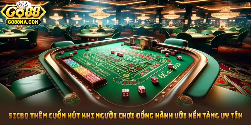 Sicbo thêm cuốn hút khi người chơi đồng hành với nền tảng uy tín