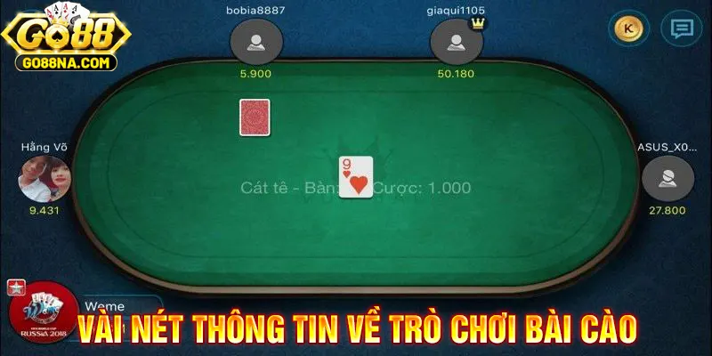 Tổng quan về trò chơi bài cào