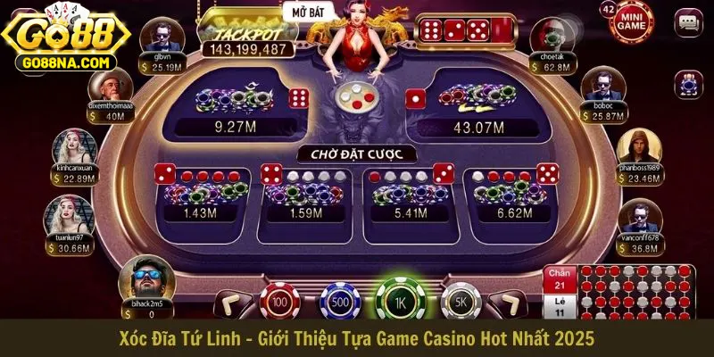 Xóc Đĩa Tứ Linh - Giới Thiệu Tựa Game Hot Nhất 2025